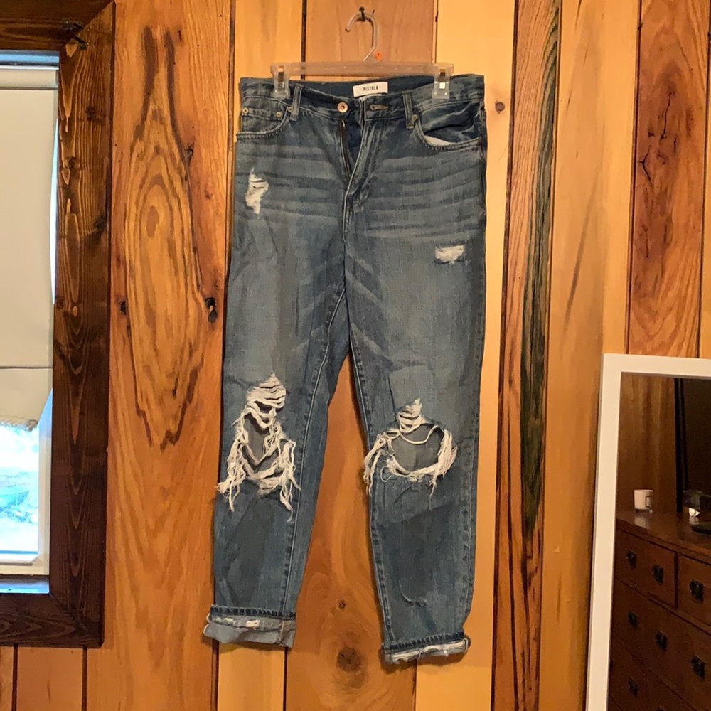 High rise mom jeans